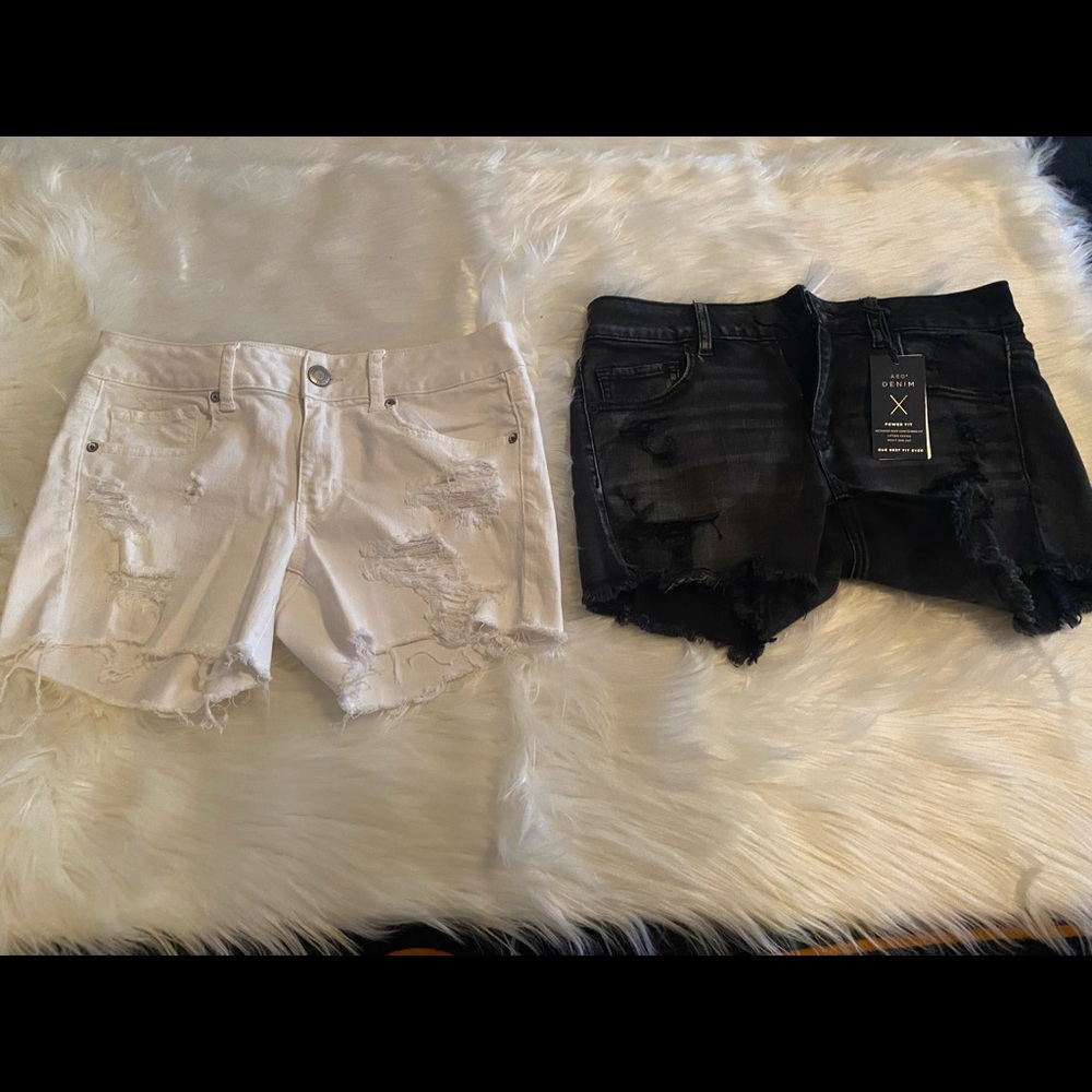 American eagle bundle super stretch shorts